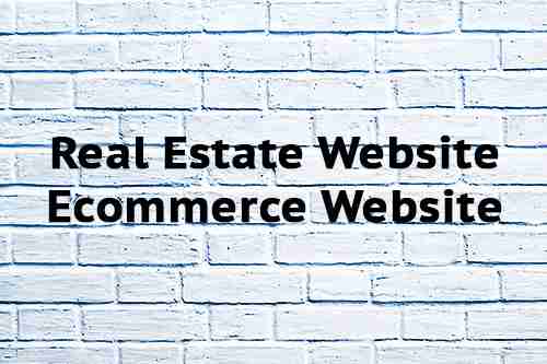 Real Estate Website Ecommerce Website