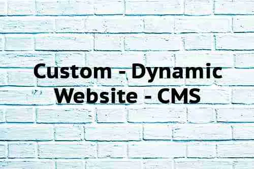 Personalizado - Dynamic Website - CMS Website Dinámica Personalizada CMS