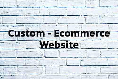 Custom Ecommerce Website