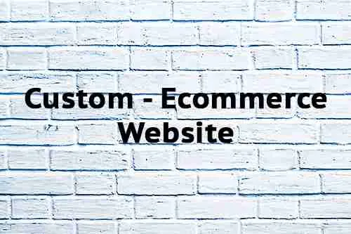 Custom Ecommerce Website