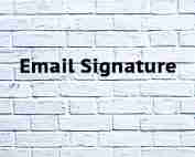 Email Signature