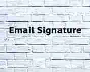 Firma e-mail Email Signature