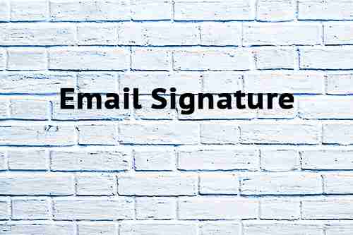 Email Signature