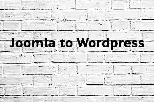 Joomla to Wordpress
