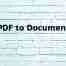 PDF to Document