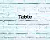 Table