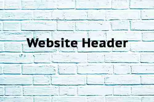 Website Header Website Header