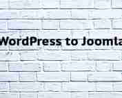 WordPress to Joomla
