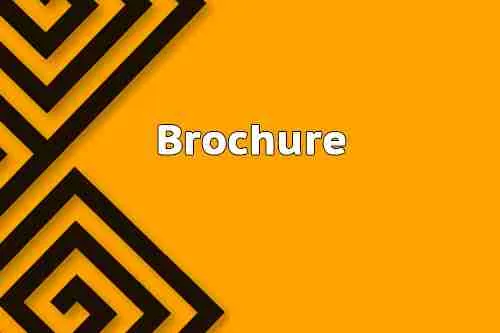 Brochure brochure