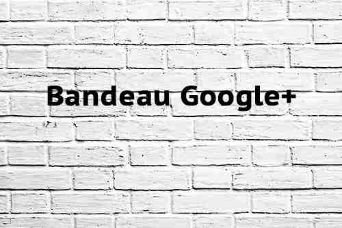 Bandeau Google+