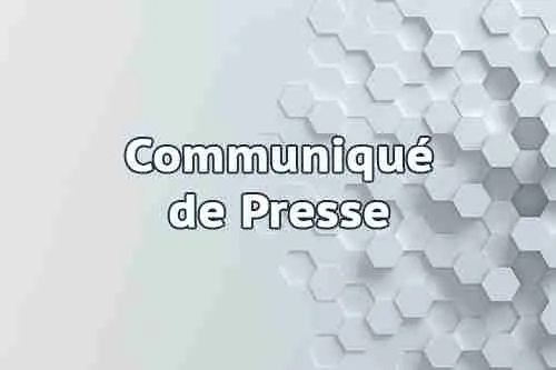 Communiqué De Presse Communiqué De Presse
