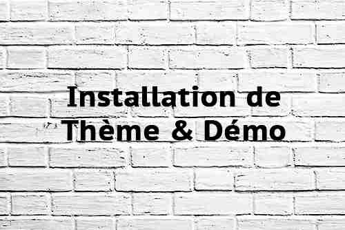 Installation de Thème & Démo
