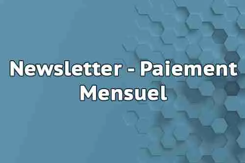 Newsletter - Paiement Mensuel Newsletter-lowcost