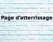 Page d’atterrissage