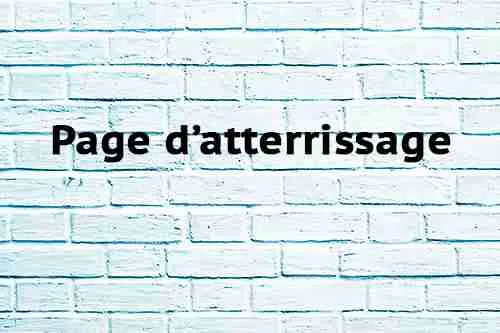 Page d’atterrissage