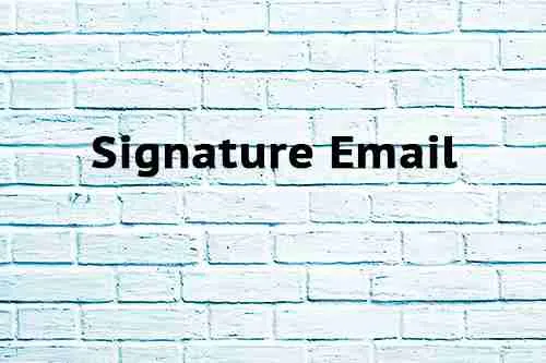 Signature Email