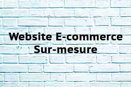 Website E-commerce Sur-mesure