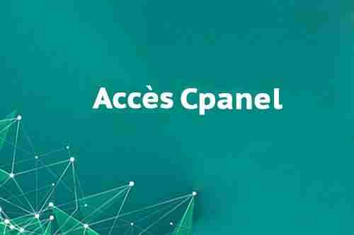 Accès Cpanel