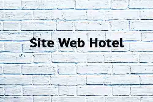 Site Web Hotel