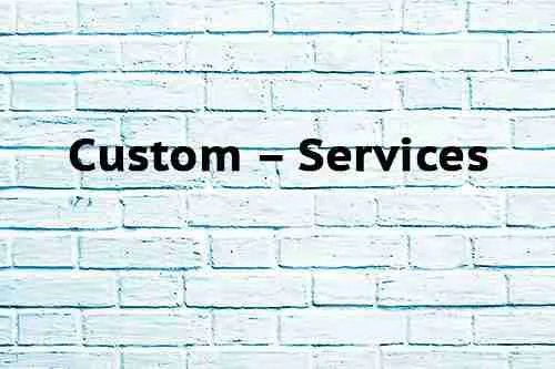 Servicios personalizados