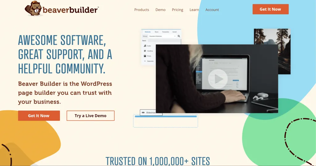 6 mejores constructores de páginas de WordPres Beaver-builder-website