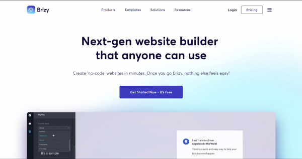 Brizy-website