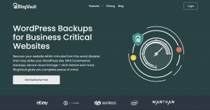 WordPress backup & Restore plugin