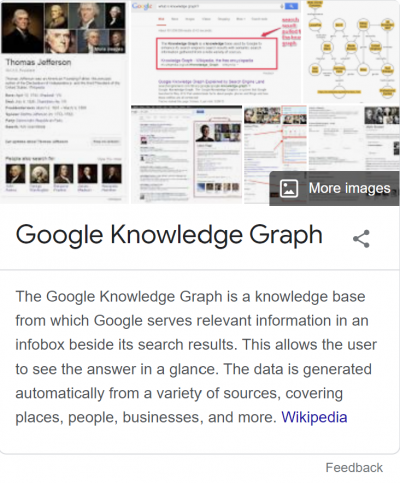 Google knowledge graph