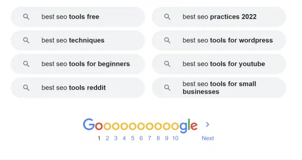 Todo lo que necesita saber sobre SERP búsquedas relacionadas