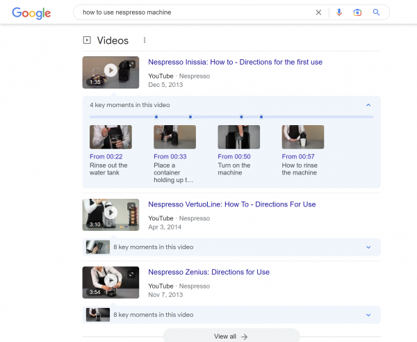 video carousel