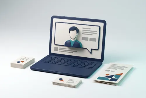 AI presenter avatar (60 s)