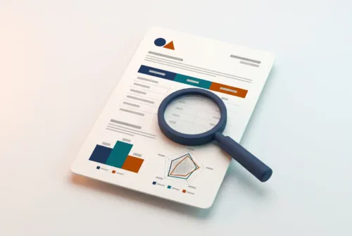 Competition analysis report with comparison table and charts
