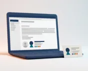 Email signature design: branded signature block shown in an email