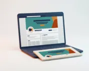 Facebook Cover Facebook cover design: branded banner shown on a page with printed proof