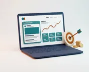 Campagne Google Ads : aperçu d'annonce et tableau de bord de performance