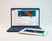 LinkedIn Cover LinkedIn cover design: branded banner shown on a profile page with printed proof