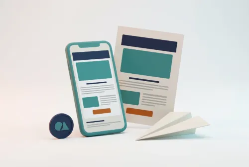 Newsletter per campaign: branded email layout for a single send