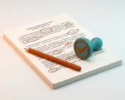 Proofreading Proofreading service: corrected text sheet with marks and approval tick