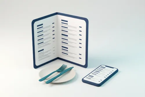 Restaurant menu