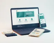 Small Business Website Small business website design on laptop and smartphone