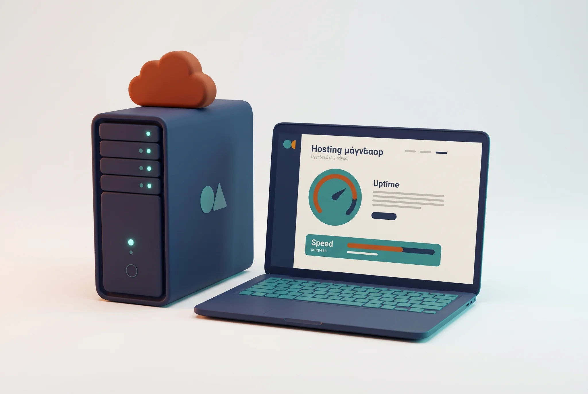 Instalación en servidores de LCWA (o2switch) Alojamiento web: servidor y panel con indicador de disponibilidad