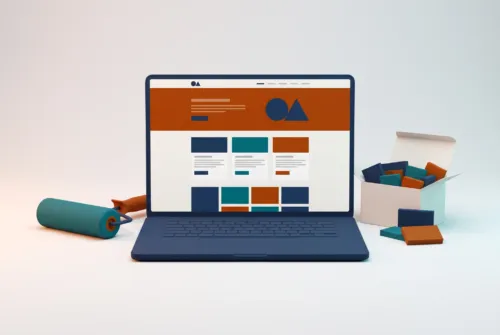 Installation de thème et contenu de démo : site prêt à l'écran