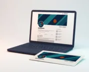 Twitter Cover X (Twitter) header design: branded banner shown on a profile with printed proof
